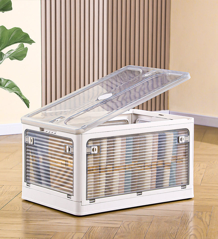 Joybos® Five-Door Collapsible Storage Bin with Lids and Wheels