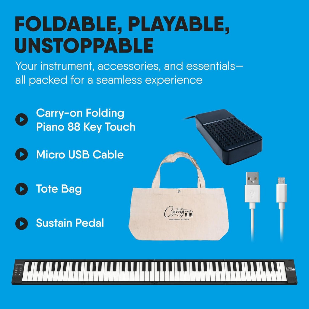 WaveRider 88 – The Foldable Full-Size Piano That Goes Anywhere 🎹
